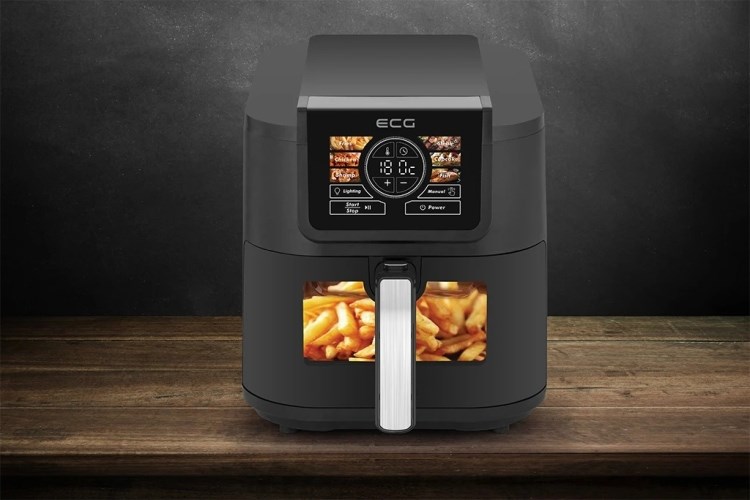 ECG AF 8020 Ai Slim Fry průhledové okénko